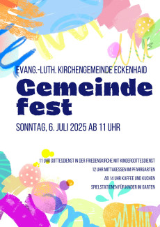 Plakat Gemeindefest