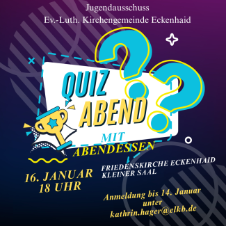 Quizabend am 16. 1. 